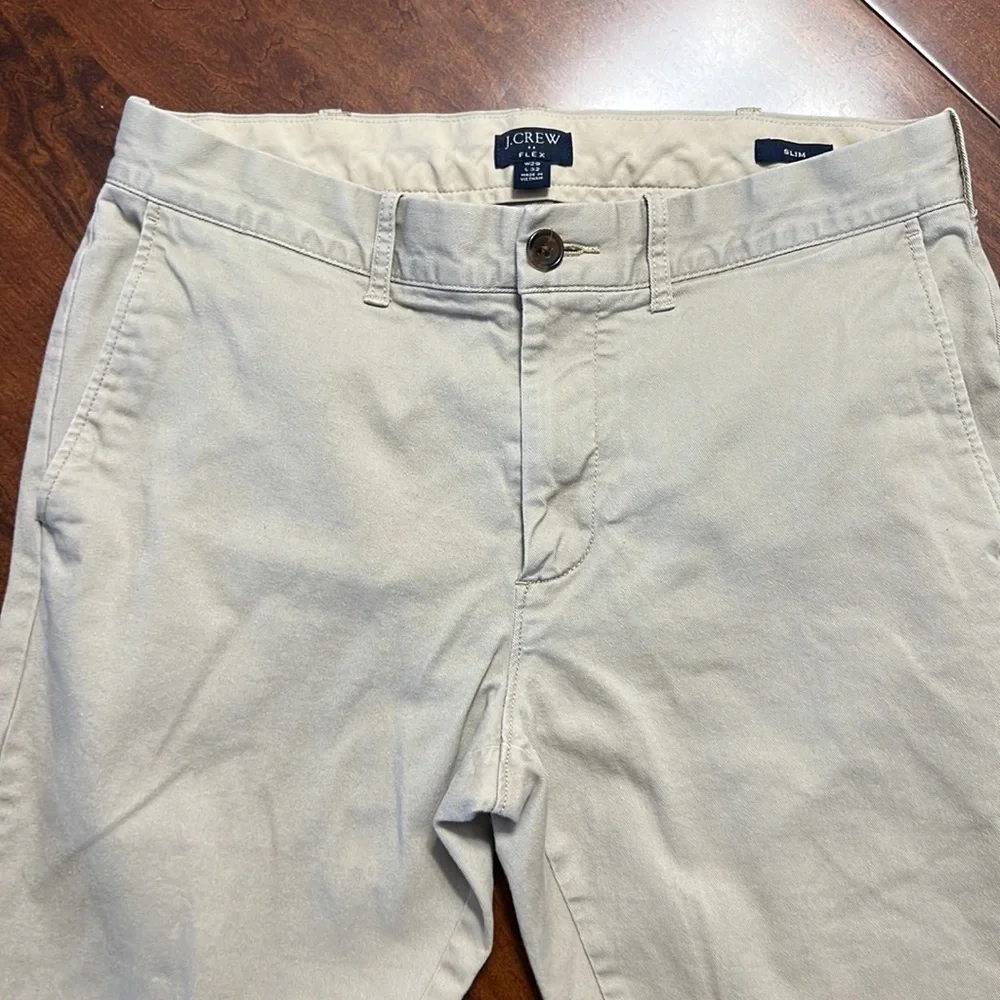 J Crew Flex Slim Khaki Chino pants 29x32 excellent condition